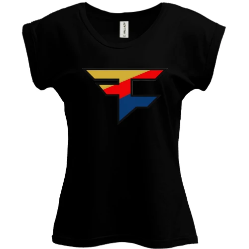 Футболка женская PANI, Черный, FaZe Clan