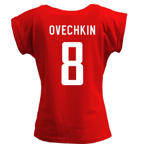 Футболка женская PANI, Красный, Alexandr Ovechkin