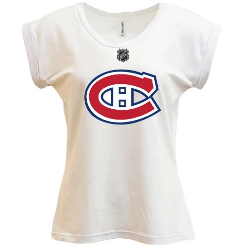 Футболка жіноча PANI, Білий, Montreal Canadiens