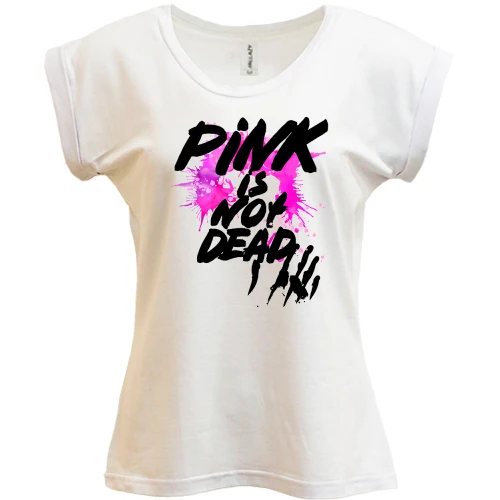 Футболка жіноча PANI, Білий, Pink is not dead