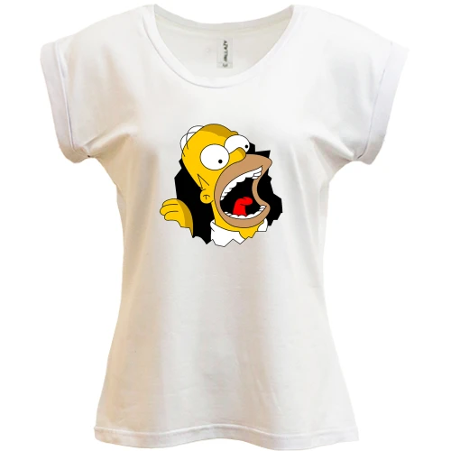 Футболка жіноча PANI, Білий, Simpsons (12)