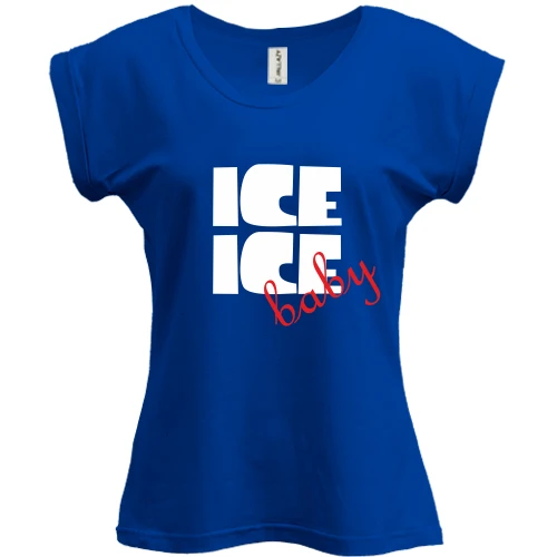 Футболка женская PANI, Синий, Ice Ice Baby