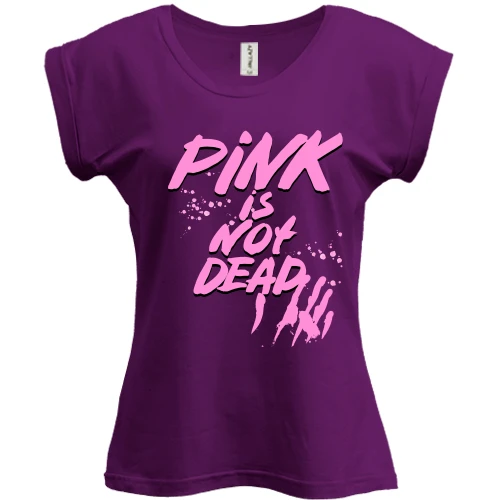 Футболка женская PANI, Фиолетовый, Pink is not dead (1)