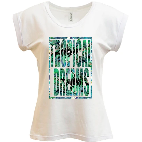 Футболка женская PANI Tropical dreams (2)