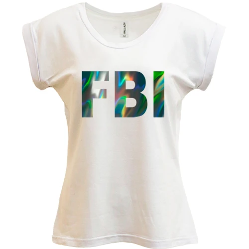 Футболка жіноча PANI FBI (голограма)