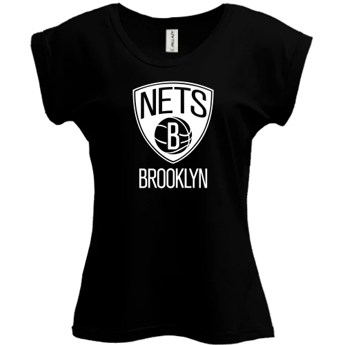 Футболка женская PANI, Черный, Brooklyn Nets