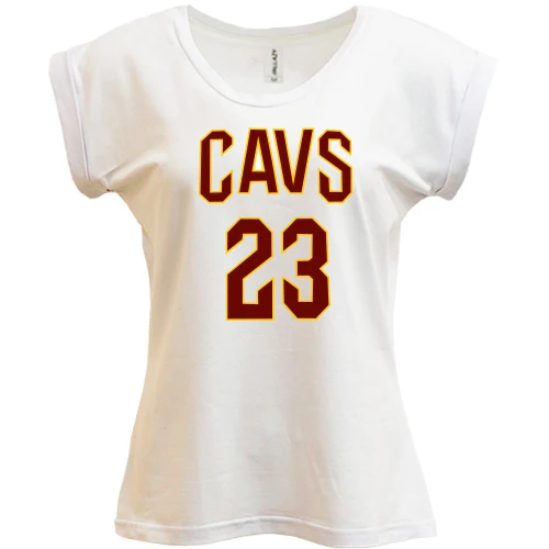 Футболка жіноча PANI, Білий, Cleveland Cavaliers LeBron James