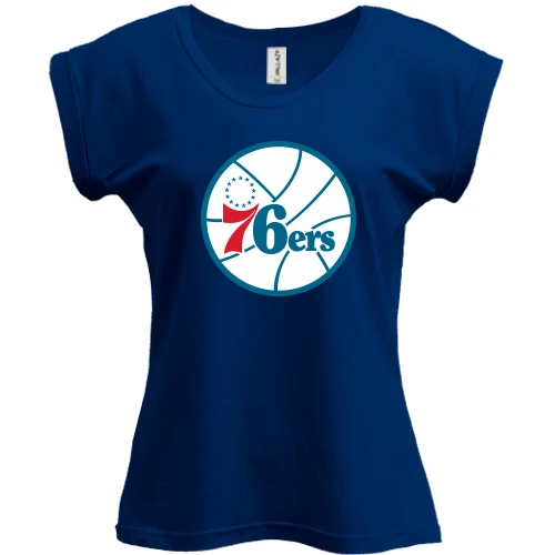 Футболка жіноча PANI, Синій, Philadelphia 76ers