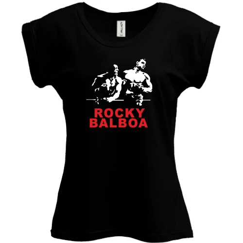 Футболка женская PANI, Черный, Rocky Balboa