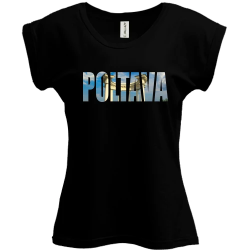 Футболка женская PANI, Черный, Poltava