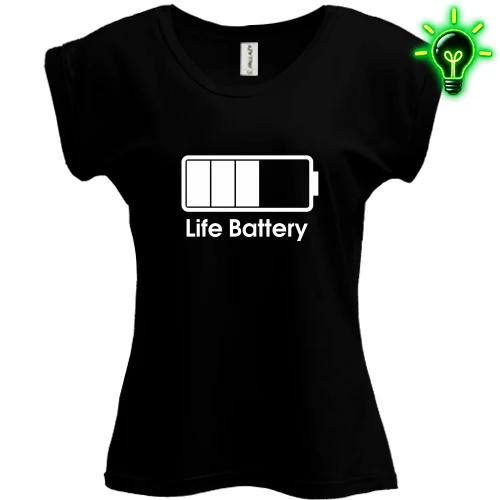 Футболка жіноча PANI Life Battery