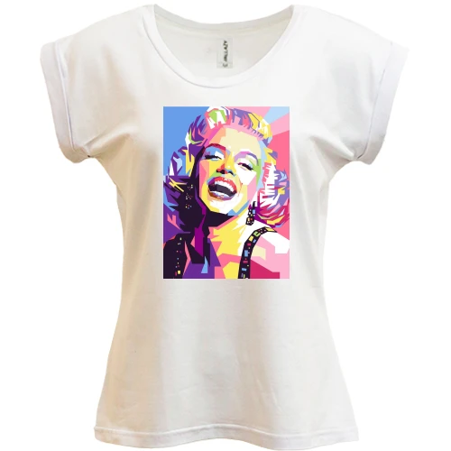 Футболка женская PANI Marilyn Monroe Art
