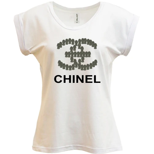 Футболка женская PANI, Белый, CHINEL