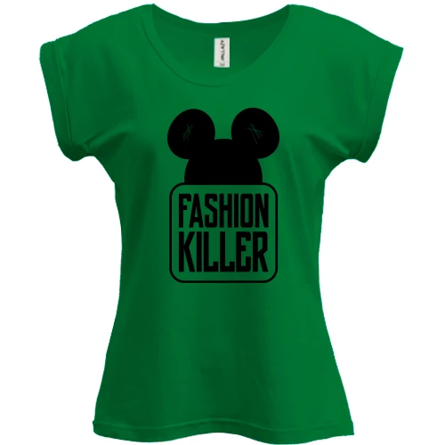 Футболка женская PANI, Зеленый, Fashion Killer