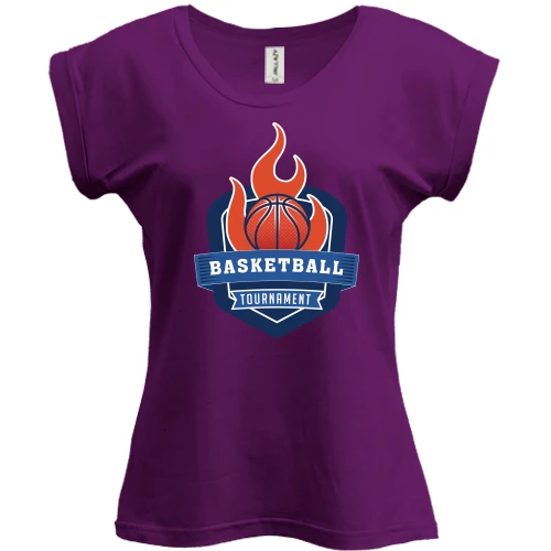Футболка женская PANI, Фиолетовый, Basketball Tournament