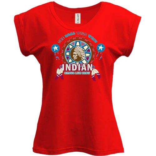 Футболка женская PANI indian wild west