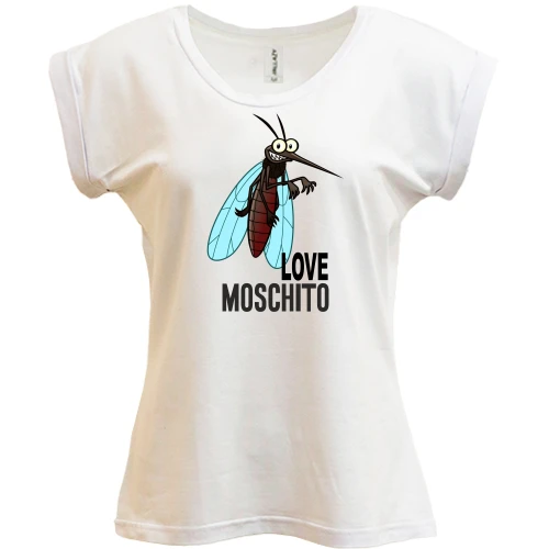 Футболка женская PANI, Белый, Love Moschito