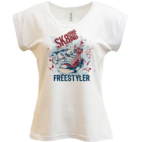 Футболка женская PANI, Белый, freestyler