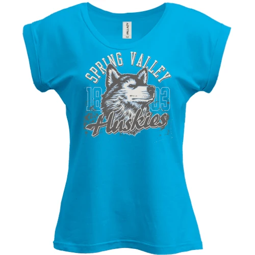 Футболка женская PANI spring valley huskies