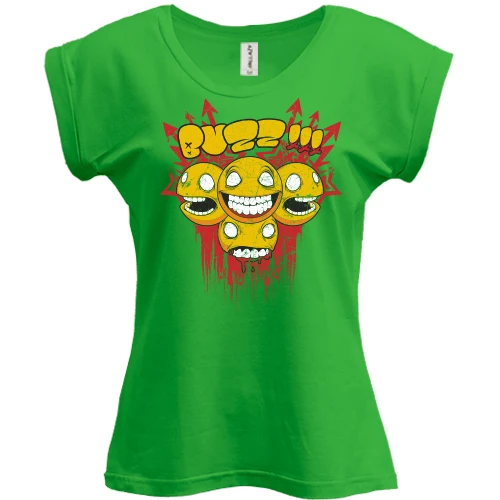 Футболка женская PANI, Красный, buzz smile