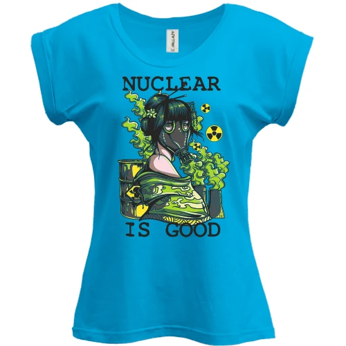Футболка женская PANI, Белый, nuclear is good