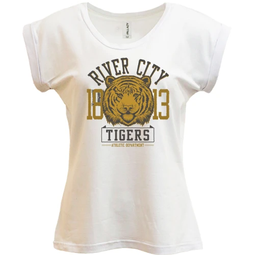 Футболка женская PANI, Белый, river city tigers
