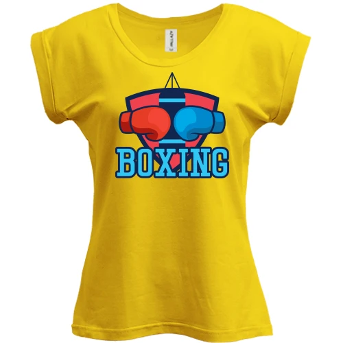 Футболка женская PANI boxing с перчатками