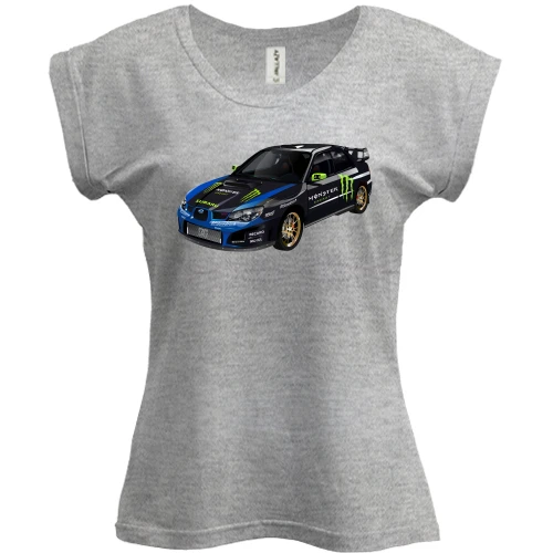 Футболка жіноча PANI subaru car
