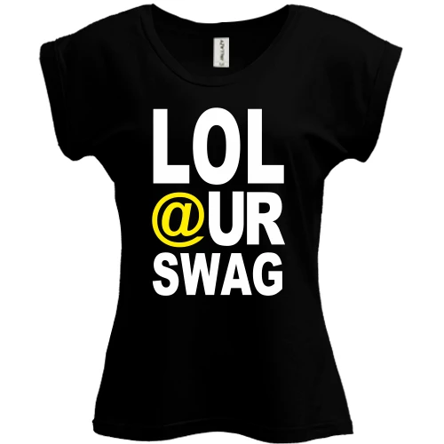 Футболка женская PANI, Черный, Lol our Swag