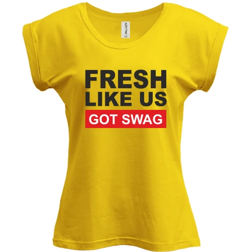 Футболка жіноча PANI, Жовтий, Fresh like US