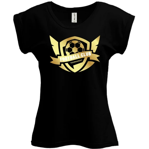 Футболка женская PANI, Черный, football club