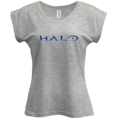 Футболка женская PANI, Серый меланж, Halo