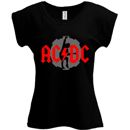 Футболка женская PANI AC/DC angus young