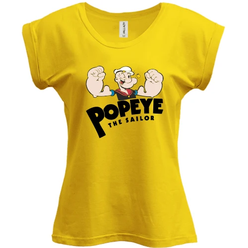 Футболка женская PANI, желтый, Popeye (2)