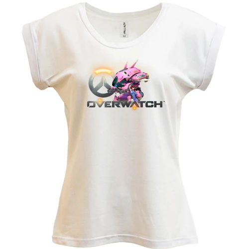 Футболка женская PANI, Белый, Overwatch meka