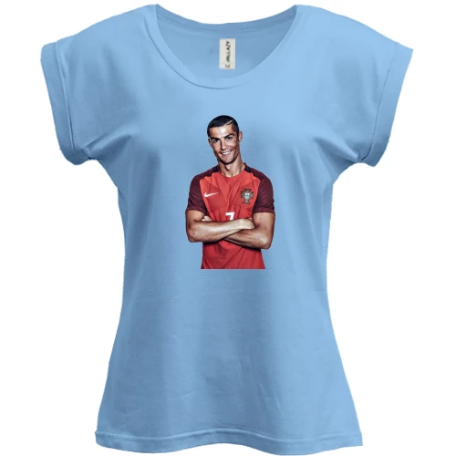 Футболка женская PANI c Cristiano Ronaldo
