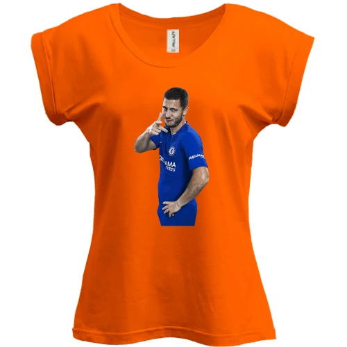 Футболка женская PANI, Оранжевый, c Eden Hazard