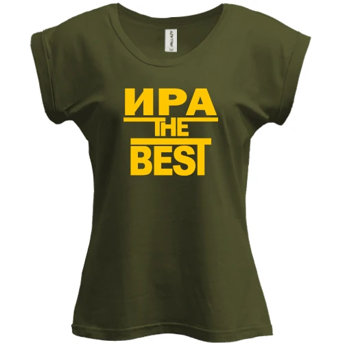 Футболка женская PANI, Черный, Ира the BEST