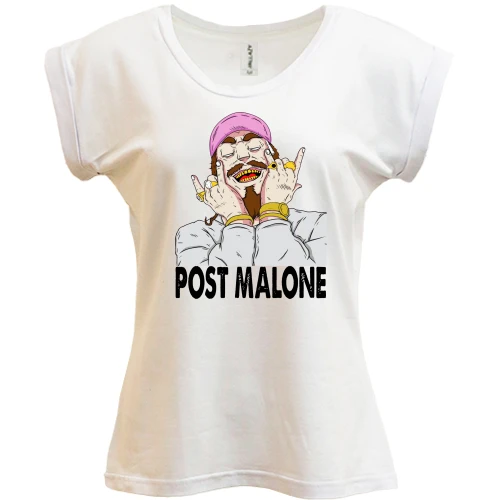 Футболка женская PANI, Синий, Post Malone