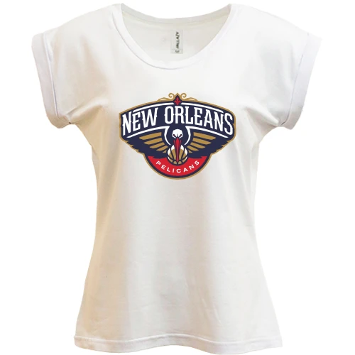 Футболка женская PANI, Белый, New Orleans Pelicans
