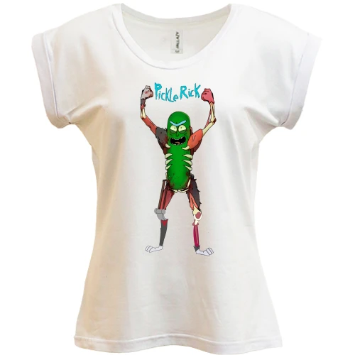 Футболка жіноча PANI Pickle Rick (3)