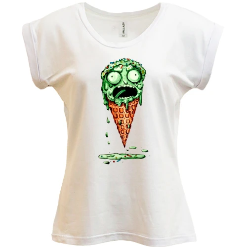 Футболка женская PANI Ice cream Morty