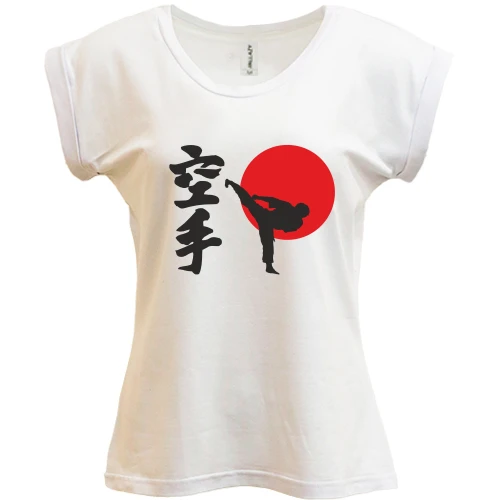 Футболка женская PANI, Белый, Karate