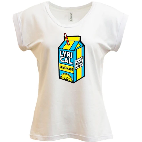 Футболка жіноча PANI, Білий, Lyrical Lemonade