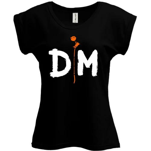 Футболка женская PANI Depeche Mode orange rose