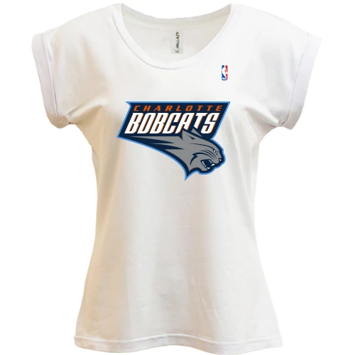 Футболка жіноча PANI, Білий, Charlotte Bobcats