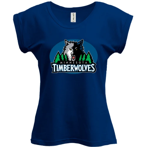 Футболка жіноча PANI, Синій, Minnesota Timberwolves