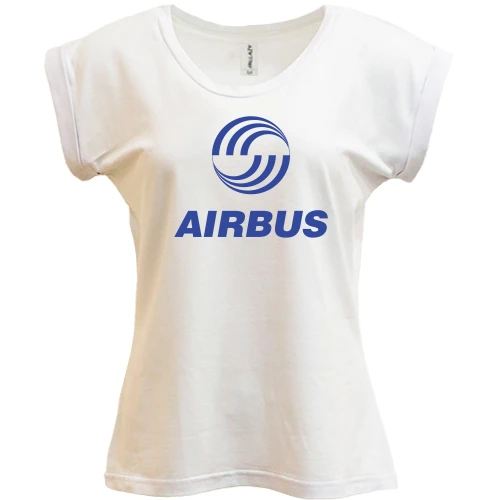 Футболка женская PANI с логотипом Airbus