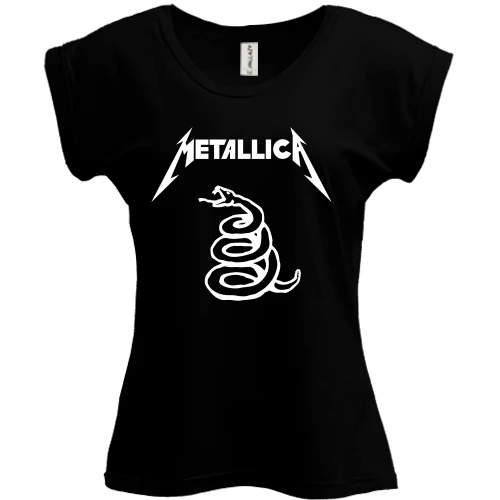 Футболка женская PANI Metallica - The Black Album