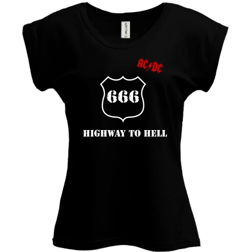 Футболка жіноча PANI AC/DC - Highway to hell